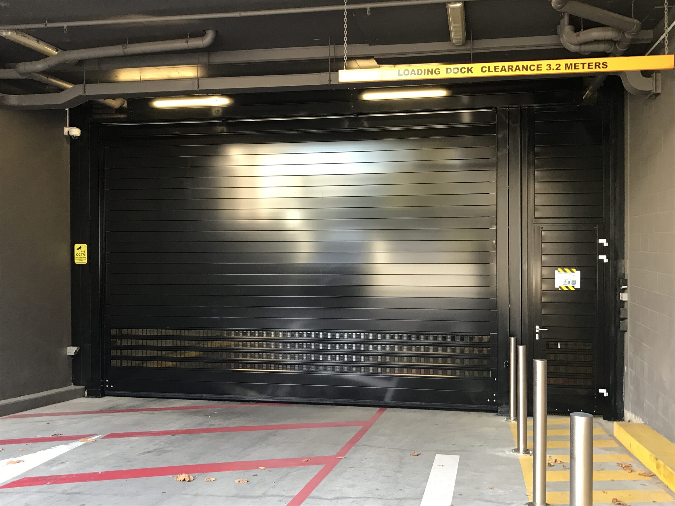 Avenue Apartments pedestrian door